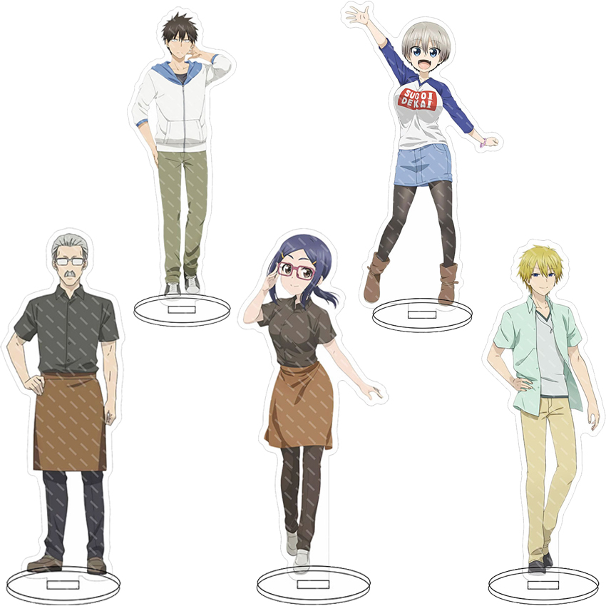 Anime Merchandise Accessories - 16CM Anime Acrylstandaard Uzaki-chan Wants to