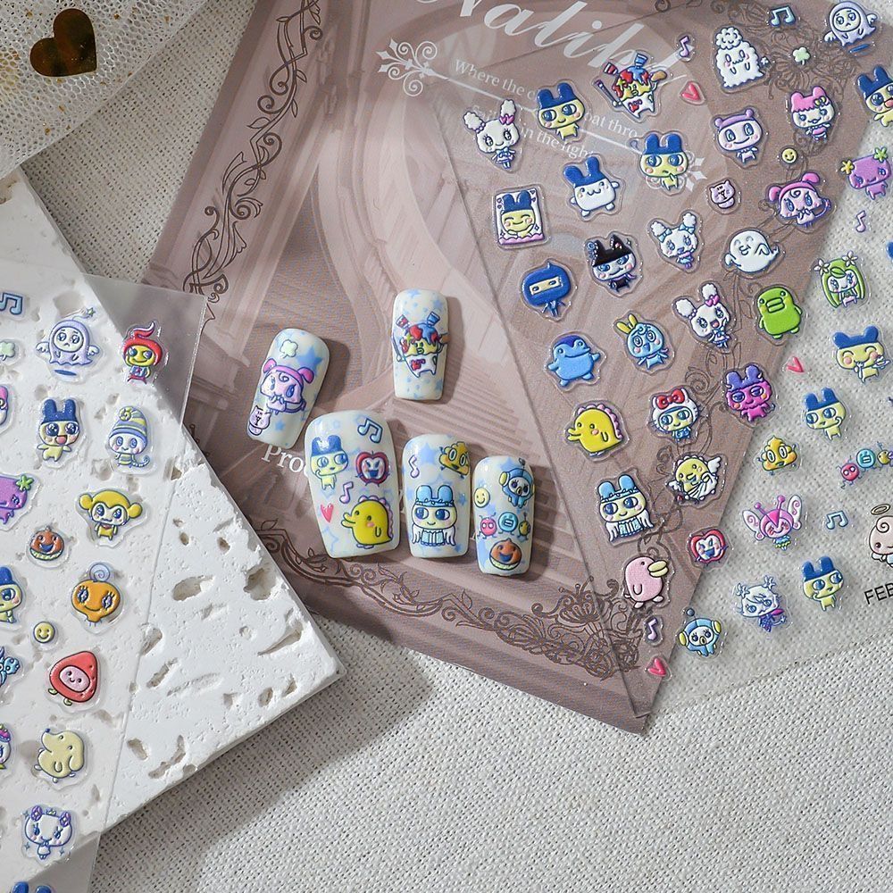 Anime Merchandise Nepal - Leuke Tamagotchi Kuchipatchi Nail Art Sticker