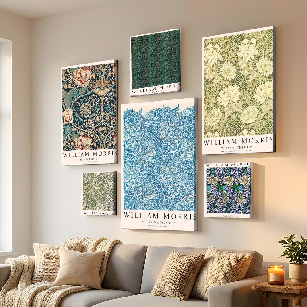 Art Print Framed - Gebekende kunstenaar William Morris ingelijste muurschildering
