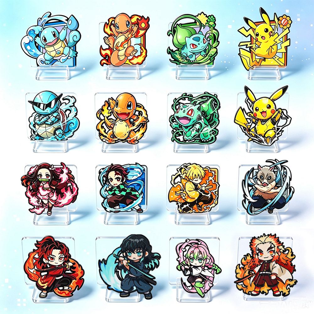 8 Stuks Anime Pokemon & Demon  - Enamel Pin Set recensie en prijs