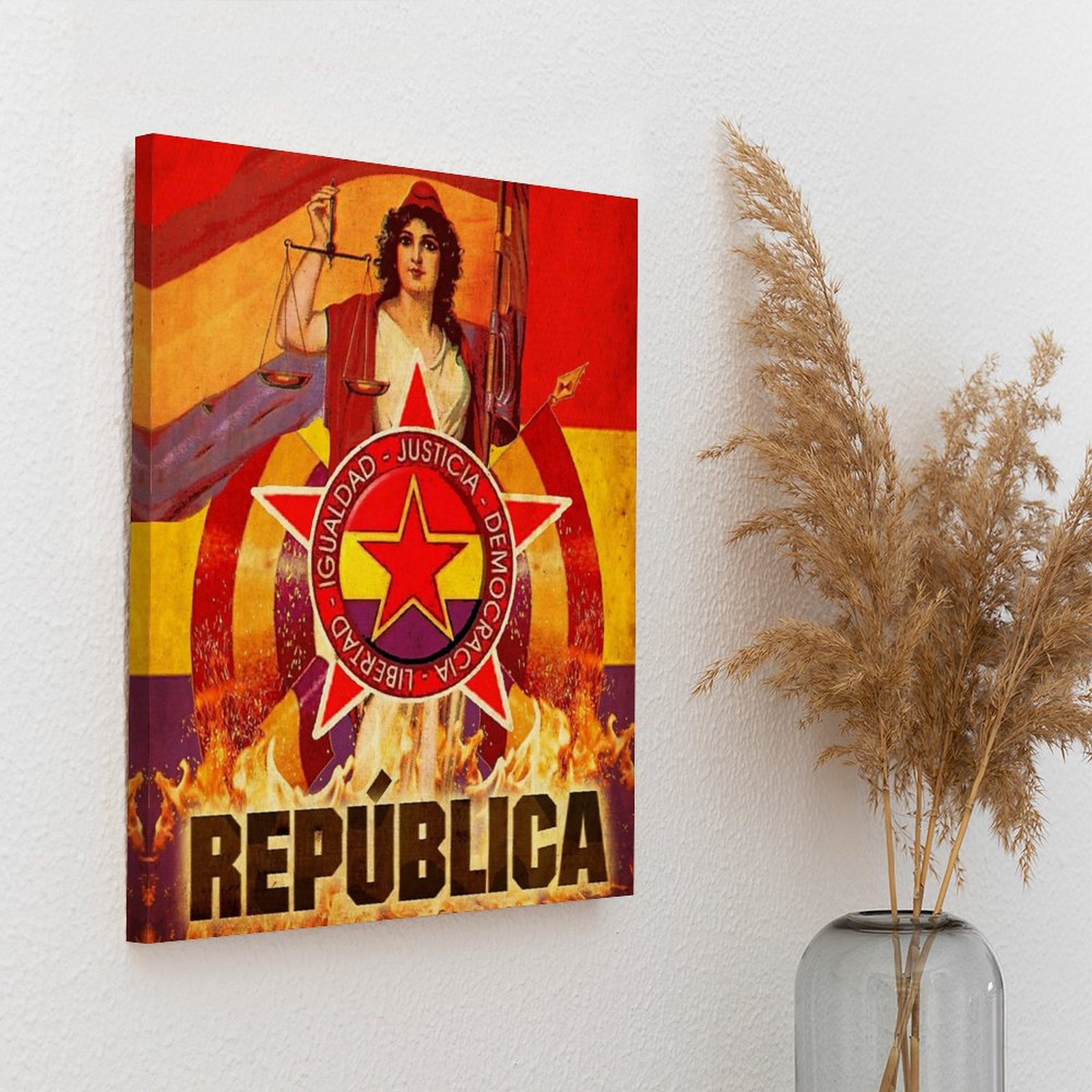 Geen Pasaran Spaanse revolutie - Art Print Framed recensie en prijs