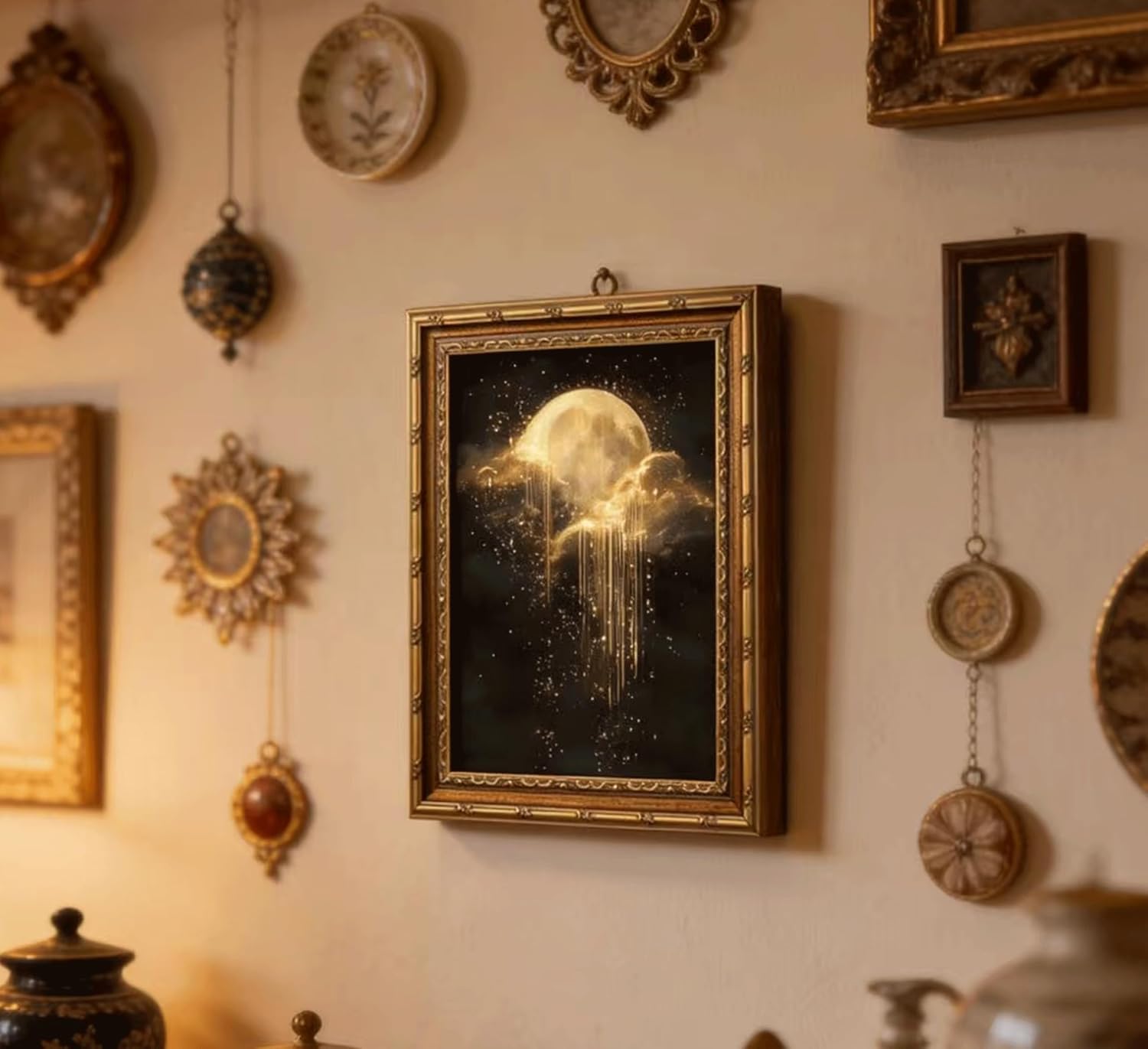 Antiek ingelijste hemelse canv - Art Print Framed recensie en prijs