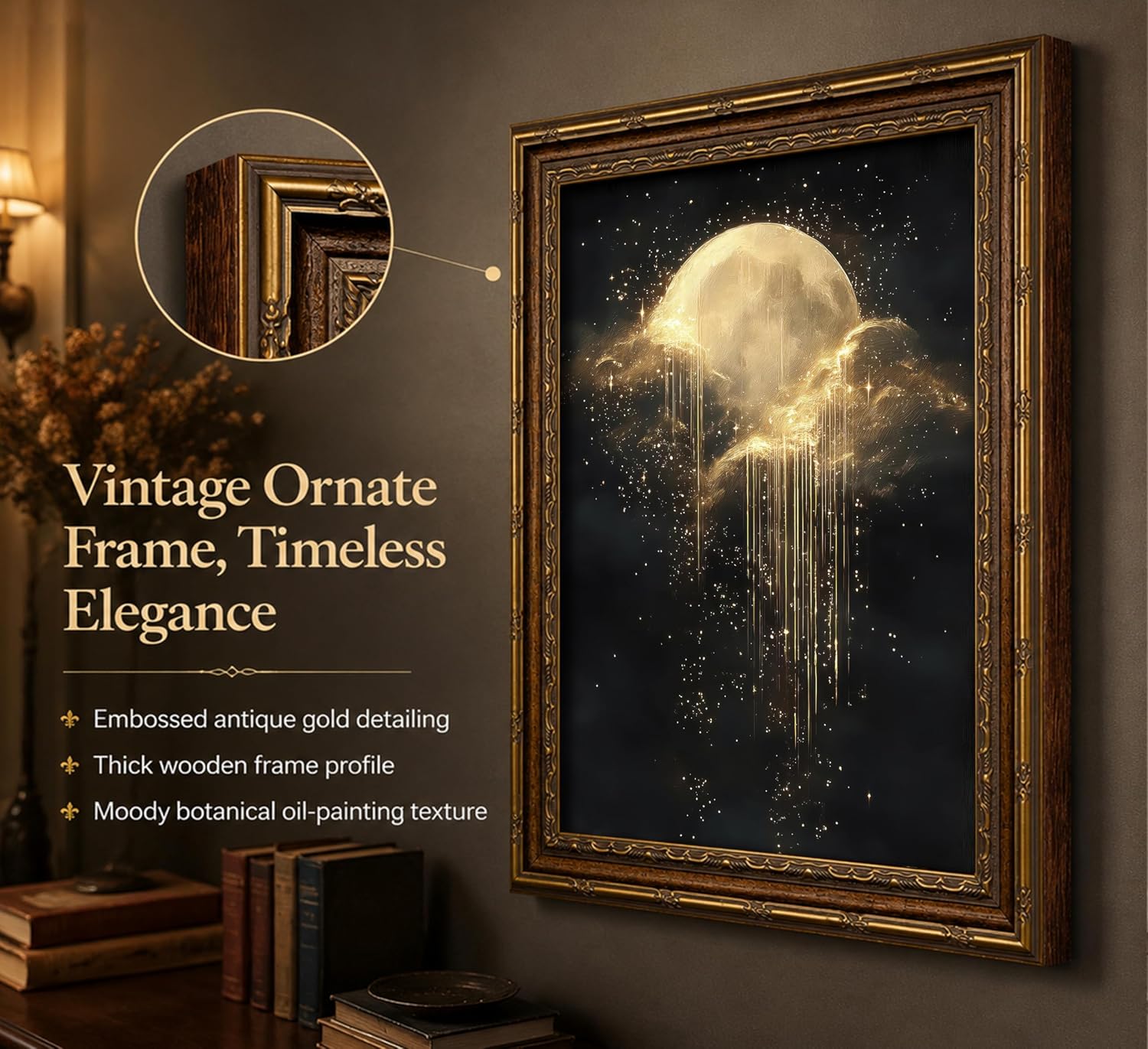 Antiek ingelijste hemelse canv - Art Print Framed recensie en prijs
