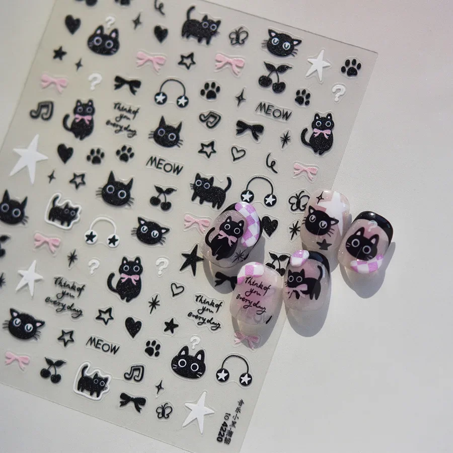 Leuke Zwarte Kat Kitten Nail S - Anime Merchandise Nepal recensie en prijs