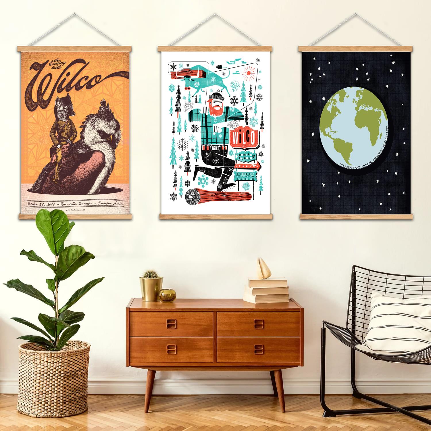 Wilco ingelijste muurschilderi - Art Print Framed recensie en prijs