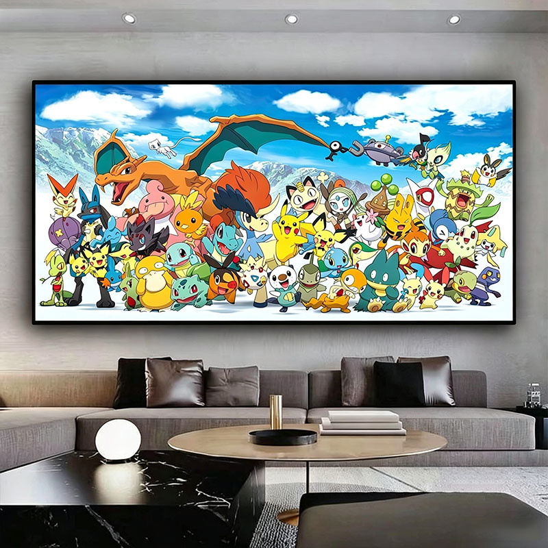 Pokémon Canvas Decoratief Schi - Anime Poster Print recensie en prijs