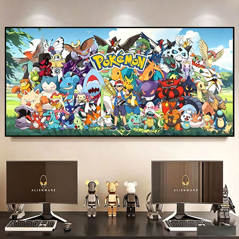 Pokémon Canvas Decoratief Schi - Anime Poster Print recensie en prijs