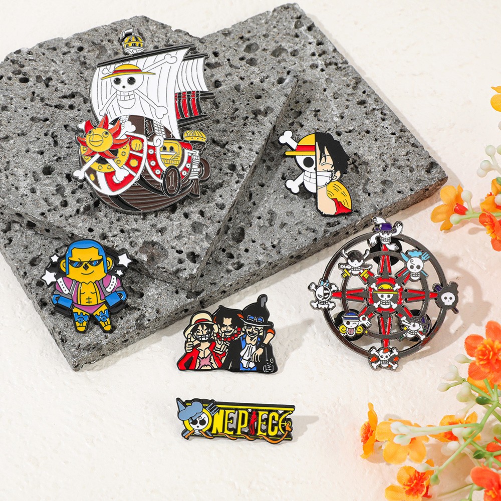 6-delige anime emaille pins se - Enamel Pin Set recensie en prijs