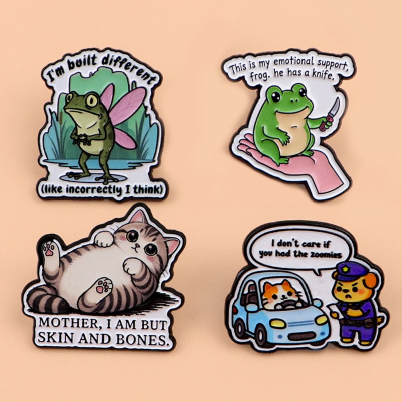 Quote Emaille Pin Schattige Ki - Enamel Pin Set recensie en prijs