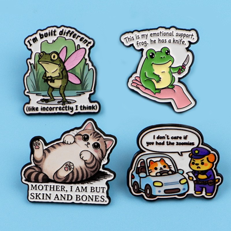 Quote Emaille Pin Schattige Ki - Enamel Pin Set recensie en prijs