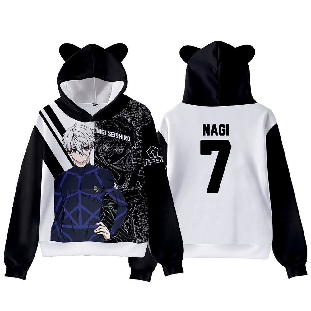 3D Nieuwe Anime BLUE LOCK Merc - Anime Merchandise Hoodie recensie en prijs